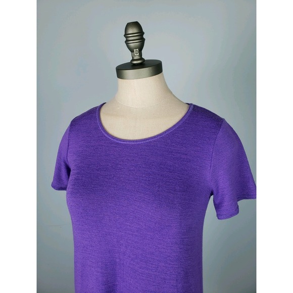 Wilfred Free Aritzia Women's XS Dress Esther Astral Violet Purple Stretchy NWT - Picture 3 of 7